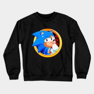 Sonic smug Crewneck Sweatshirt